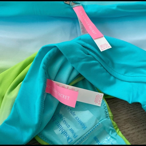 Victoria’s Secret 2 Piece Bikini Swimsuit High Leg - Picture 4 of 6